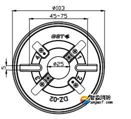 海灣JTY-GD-G3點型光電感煙火災(zāi)探測器(煙感)